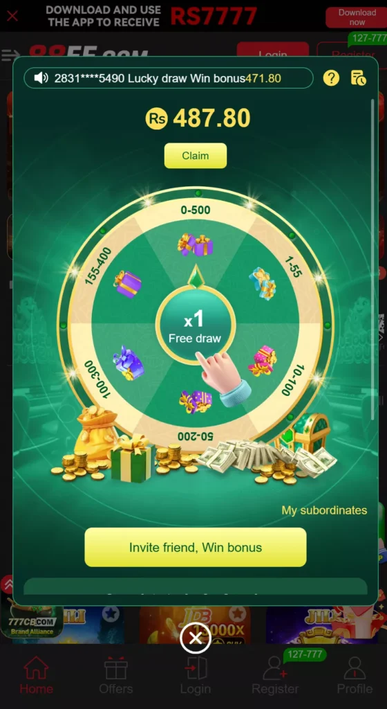 88EF Free Wheel Bonus